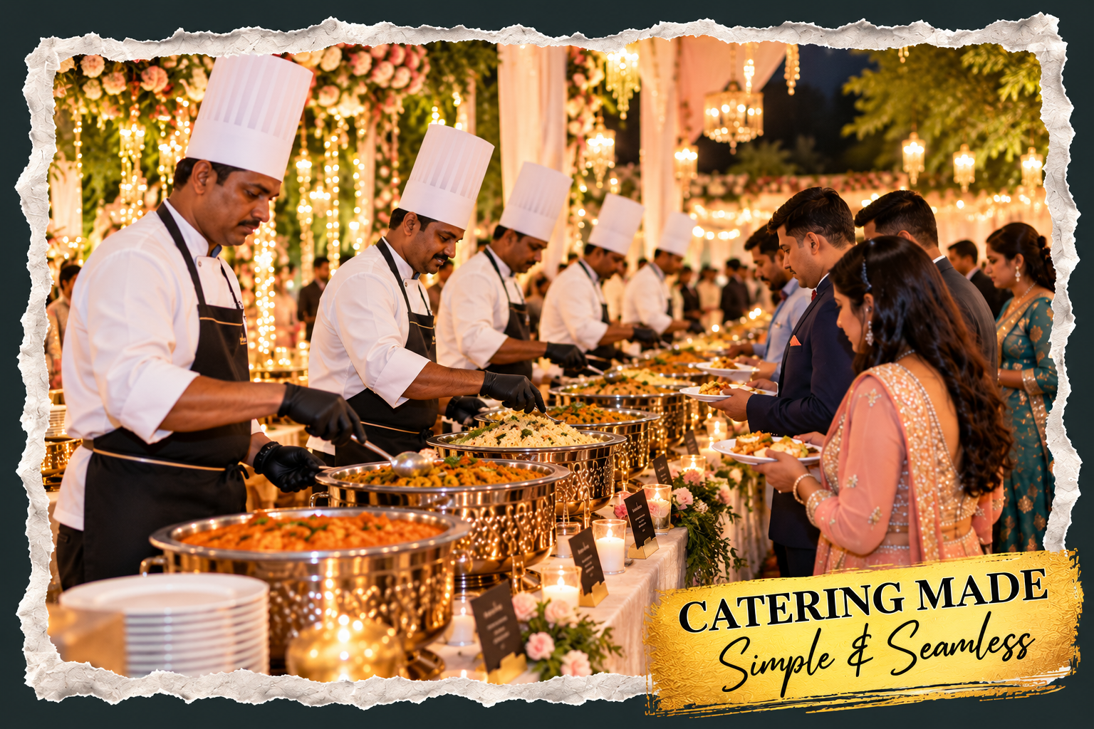 BrijKunj Catering event and food arrangements